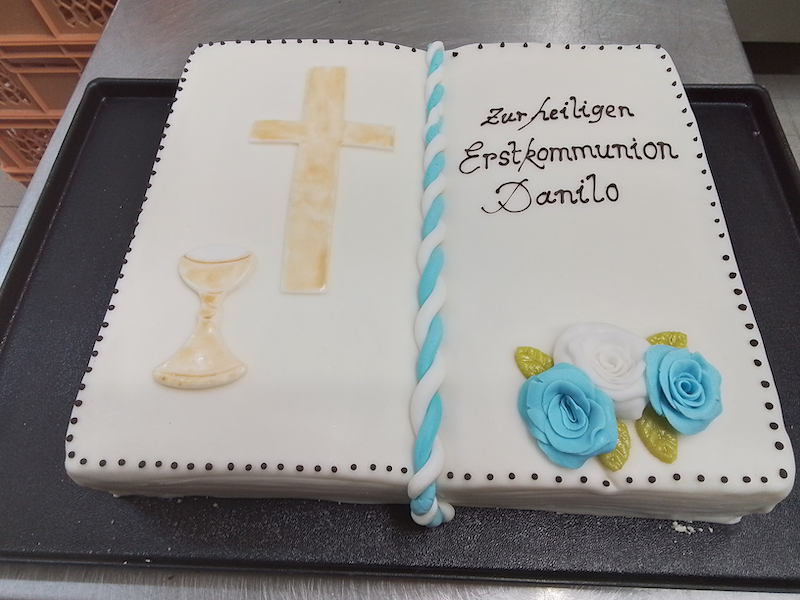 Torte zur Kommunion